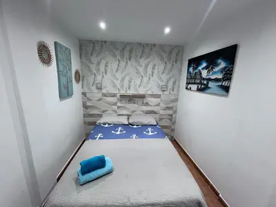 Cama o camas de una habitación en Sky view in the heart of resourt