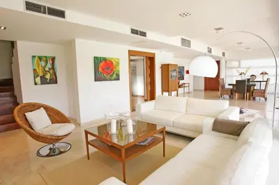 Zona de estar de Top Salobre Villas by VillaGranCanaria