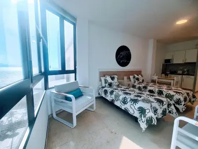 Cama o camas de una habitación en VV Canteras Beach Paradise 