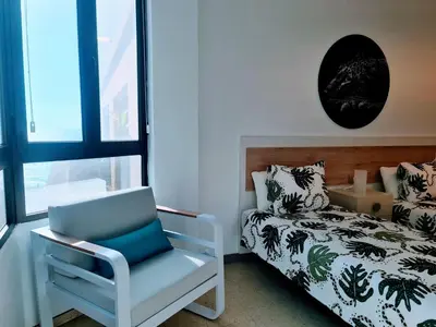 Cama o camas de una habitación en VV Canteras Beach Paradise 