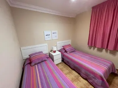 Cama o camas de una habitación en Seaview Apartment near Yumbo