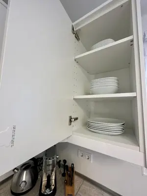 Una cocina o zona de cocina en MODERN DUPLEX 50m FROM THE BEACH