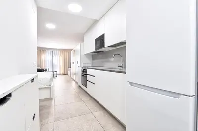 Una cocina o zona de cocina en City and Beach Home, Las Canteras