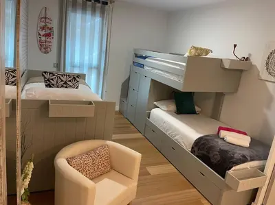 Cama o camas de una habitación en La Fontanilla, Playa de las Canteras