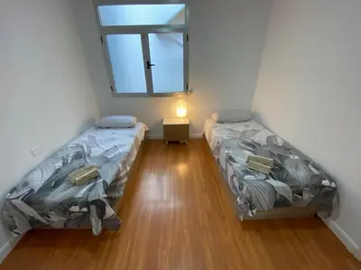 Cama o camas de una habitación en Sand & Sun - 2 Bedrooms Apartment 50m beach