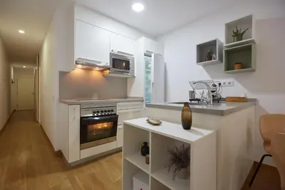 Una cocina o zona de cocina en Canteras Suite Gran Canaria