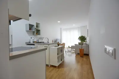 Una cocina o zona de cocina en Canteras Suite Gran Canaria