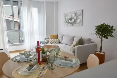 Zona de estar de Canteras Suite Gran Canaria