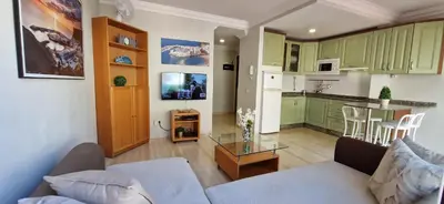 Una cocina o zona de cocina en Apartamento La Marisma Playa de Mogán
