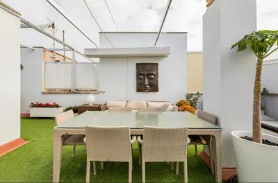 Plano de Buddha penthouse solarium+pool