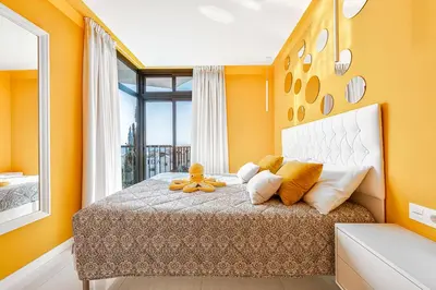 Cama o camas de una habitación en PULPO AMARILLO