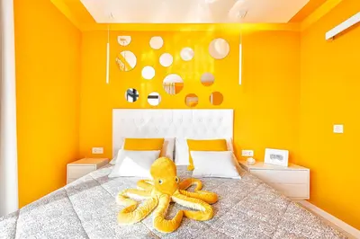 Cama o camas de una habitación en PULPO AMARILLO