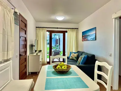 Cama o camas de una habitación en Los Balandros 117 by SunHousesCanarias