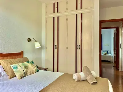 Cama o camas de una habitación en Los Balandros 117 by SunHousesCanarias