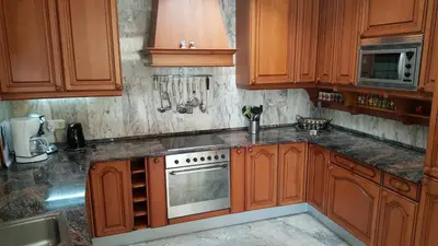 Una cocina o zona de cocina en ANFI TOPAZ VILLA TAURO GOLF & BEACH 3 bedrooms 4 bathrooms private pool