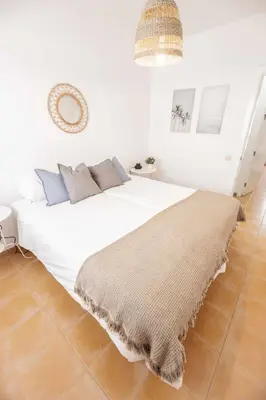 Cama o camas de una habitación en Bahía Meloneras Playa 1