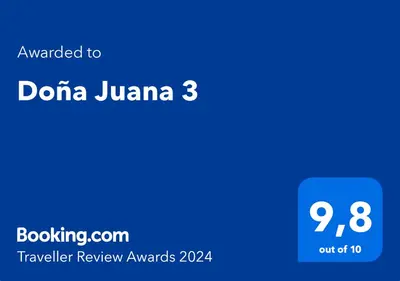 Certificado, premio, señal o documento que está expuesto en Doña Juana 3