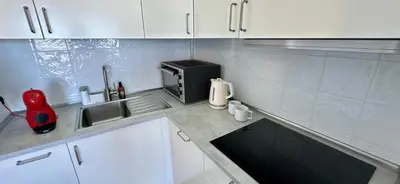 Una cocina o zona de cocina en Apartamento Vista Atlántico Puerto Rico