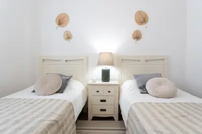 Cama o camas de una habitación en Doña Juana 4