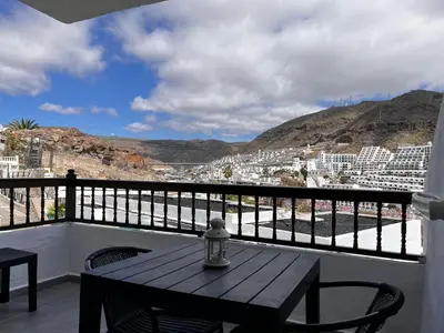 Vista general de una montaña o vista desde el apartamento
