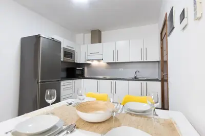 Una cocina o zona de cocina en Begui