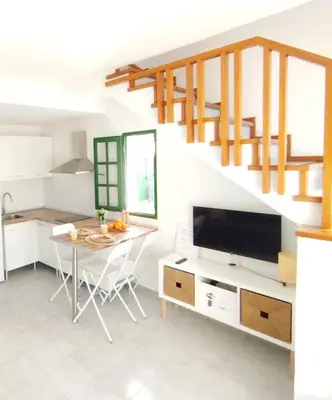 Una cocina o zona de cocina en Bungalow Capri Maspalomas