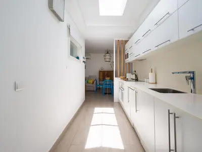 Una cocina o zona de cocina en Bungalow en Playa del Inglés