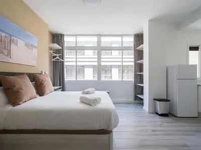 Cama o camas de una habitación en Canteras Sand Reef By CanariasGetaway