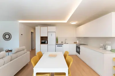 Una cocina o zona de cocina en Vivelorural Agaete 2E, infinity pool & great views