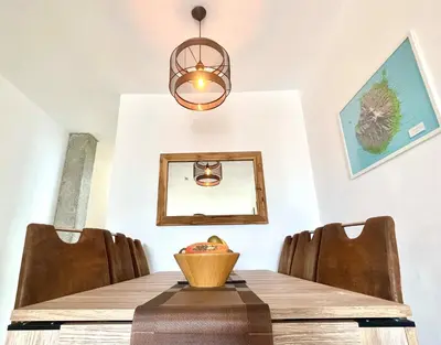 Zona de estar de Sunrise Terrace Apartment