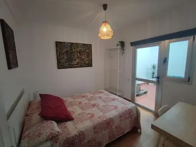 Cama o camas de una habitación en Luxury apartment Las Canteras