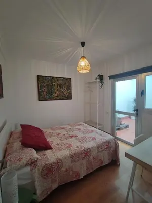 Cama o camas de una habitación en Luxury apartment Las Canteras