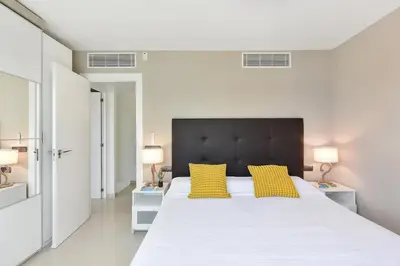 Cama o camas de una habitación en Los Lagos 31 by VillaGranCanaria