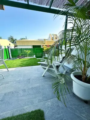 Jardín al aire libre en Bungalow Yaipe