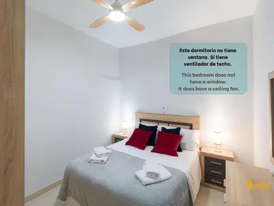 Cama o camas de una habitación en 2 mins from Beach - Workstations - Parking - Bikes