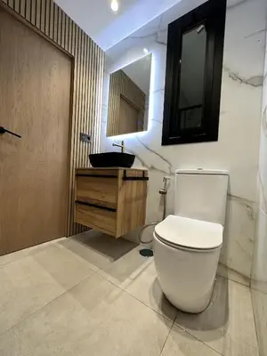 Un baño de Mirador Suites