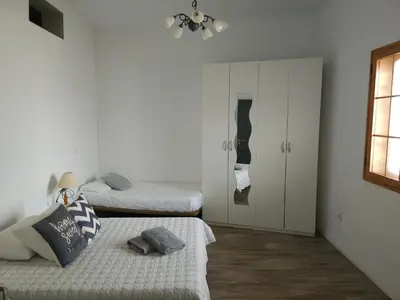 Cama o camas de una habitación en Villa de Ingenio JAVAZU
