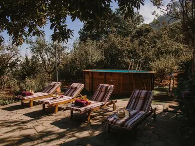 Jardín al aire libre en Country House in Gran Canaria with Private Pool