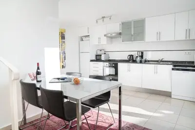Una cocina o zona de cocina en Casa del Sol