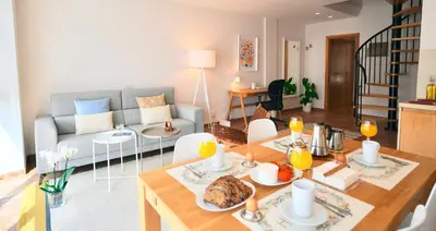 Zona de estar de Sunny Home Canteras Beach