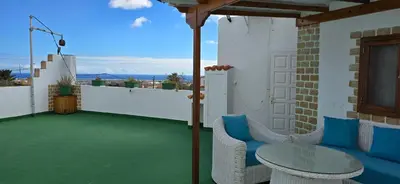 Un balcón o terraza de Apartamentos Viviendas vacacionales Isabel Maria