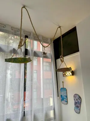 Una televisión o centro de entretenimiento en SmarthousePina
