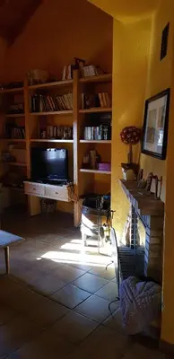 Una televisión o centro de entretenimiento en Hoya La Vieja Rural