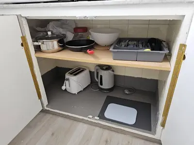 Una cocina o zona de cocina en Captain Pepito 2