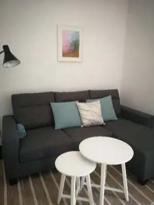 Zona de estar de Mikasuite