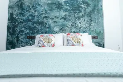 Cama o camas de una habitación en Canteras Beach Crush