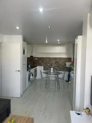 Una cocina o zona de cocina en El Luquillo on the beach