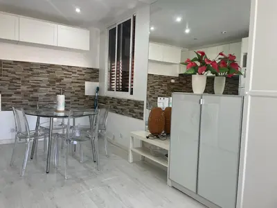 Una cocina o zona de cocina en El Luquillo on the beach