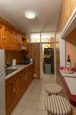 Una cocina o zona de cocina en Dunas y Olas