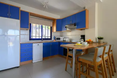 Una cocina o zona de cocina en Duplex Meloneras Terrace with views